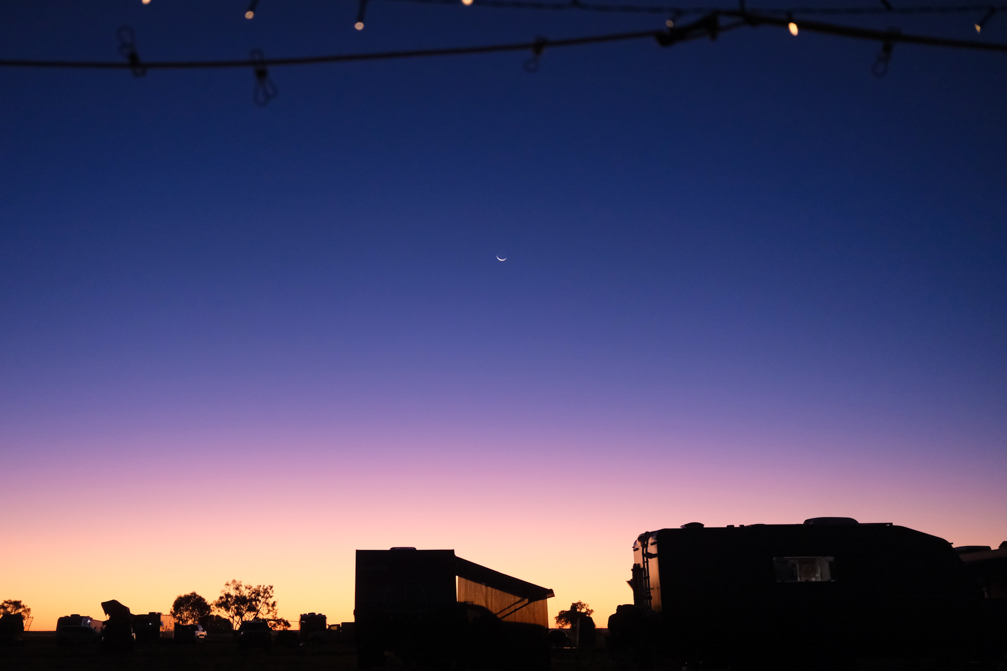 Camping at the Boulia Camel Races: Our First Night at the Racecourse